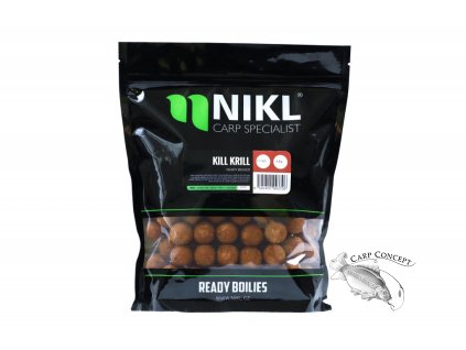 Nikl Hotové boilies Kill Krill (Varianta Nikl Ready boilie Kill Krill 20mm, 250g)