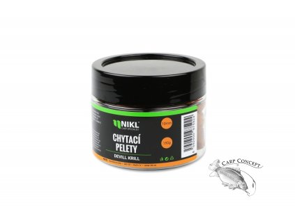 Nikl Chytací pelety Devill Krill 250ml (Varianta Nikl Chytací pelety Devill Krill 18mm, 250ml)