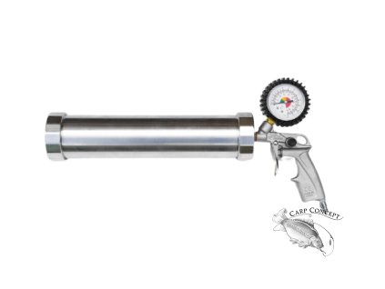 Nikl Výtlačná pistole na boilie těsta vzduchová (Varianta Nikl Výtlačná pistole Pneumatic 800ml/1,1 kg vzduchová)