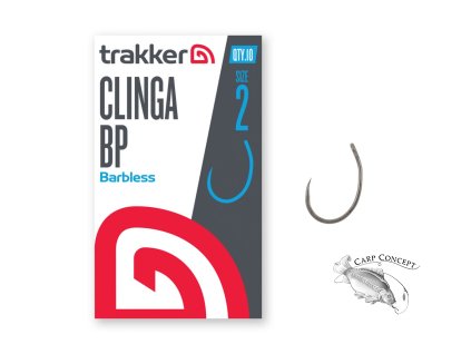 Trakker Háček Clinga BP Hooks (Barbless) (Varianta Trakker Háček - Clinga BP Hooks Size 8 (Barbless))