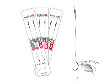 Trakker Hotové návazce Blowback Ready Rig (Barbed) 2ks (Varianta Trakker Návazce Blowback Rig 2 Pack - Size 8 (Barbed))