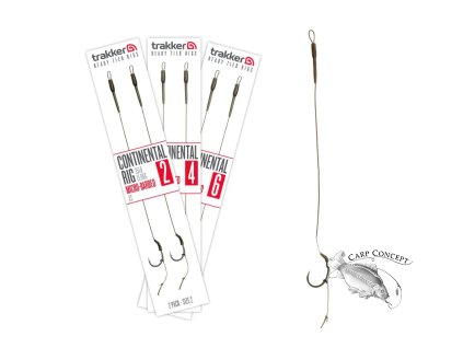 Trakker Hotové návazce Continental Ready Rig (Barbed) 2ks (Varianta Trakker Hotové návazce Continental Ready Rig (Barbed) 2ks - Velikost: 2)