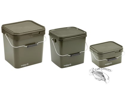 Trakker Kbelík - Olive Square Container (Varianta Trakker Plastový box - 5 Ltr Olive Square Container)