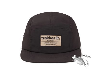 Trakker Kšiltovka 5 Panel Black Cap