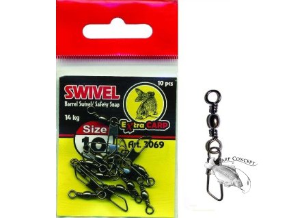 EXC Obratlík s karabinkou (Velikost 18)