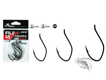Filfishing Háčky Filex Hooks 5020BN (Velikost Háčku 4/0)