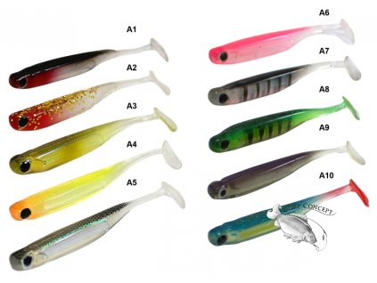 ZFISH MINNOW SHAD 11,5cm - 4ks (Varianta A1)
