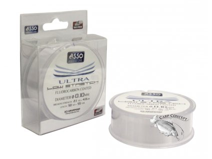 Vlasec Asso Ultra Low Stretch 50m (Průměr 0,10 mm)