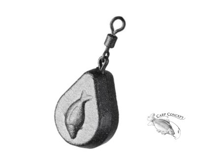 ZFISH olovo Flat Pear Lead (Gramáž 40g)