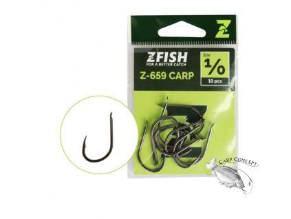 Zfish Háčky Carp Hooks Z-659 (Velikost Háčku 8)