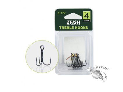 Zfish Trojháčky Z-779 (Velikost Háčku 1/0)