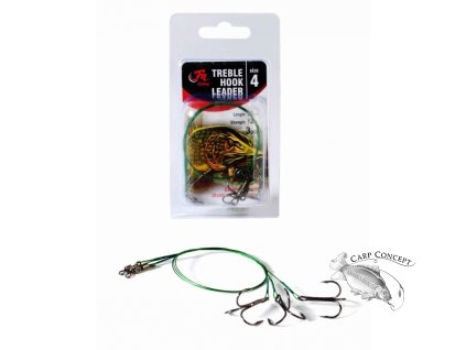 FilFishing Lanko s Trojhákem Treble Hook Leader (Velikost Háčku 6)