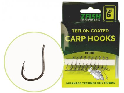 Zfish Teflonové Háčky Chod (Velikost Háčku 4)