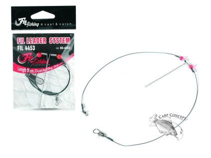 filfishing montaz live bait leader system 50cm