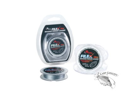 Filfishing Návazcová Šňůra Filex Feeder Braid 25m (Průměr 0,12mm/6,60Kg)