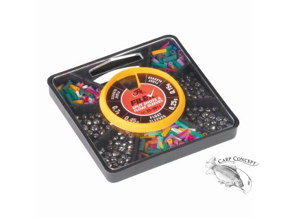 filfishing broky s buzirkou split shots float sleeves