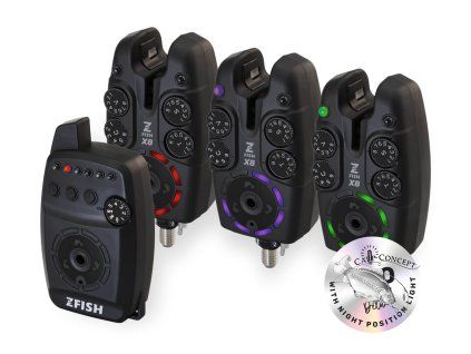 zfish sada hlasicu bite alarm set zx8 pro 3 1