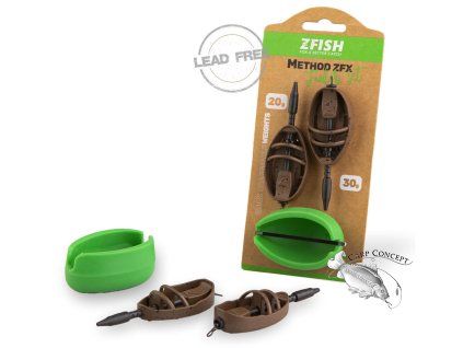 zfish sada method feeder set zfx 20 30g formicka