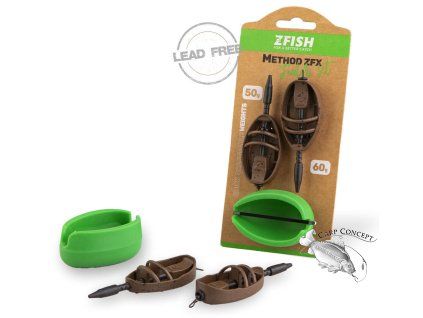 zfish sada method feeder set zfx 50 60g formicka