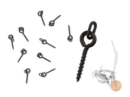 zfish vrtacek s krouzkem bait screw oval ring