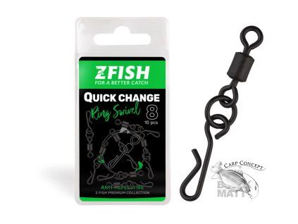 zfish obratlik quick change ring swivel matt vel 8