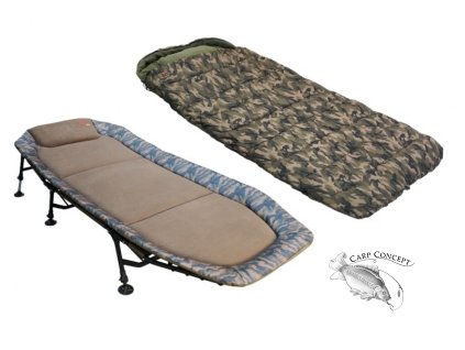 zfish camo set lehatko spacak bedchair sleeping bag