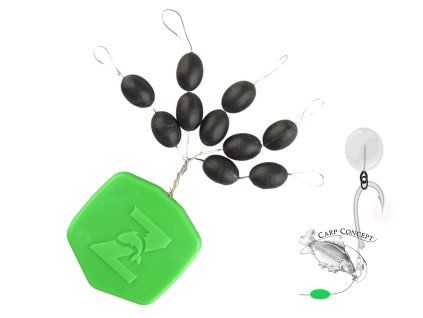 ZFISH Korálky Tungsten Oval Beads (Velikost 4mm)