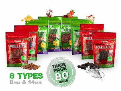 zfish trade pack premium pelety 80 baleni