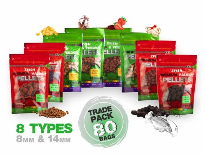 zfish trade pack premium pelety 80 baleni