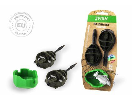 zfish sada method feeder spider medium set 50 60g formicka