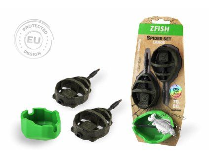 zfish sada method feeder spider large set 90 100g formicka