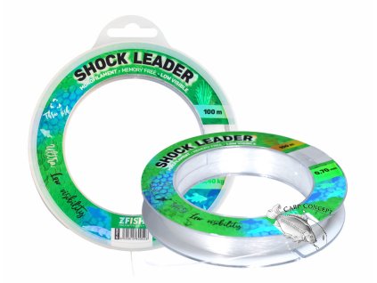 ZFISH Šokový Vlasec Vision Shock Leader 100 m (Průměr 0,50 mm - 16,60 Kg)