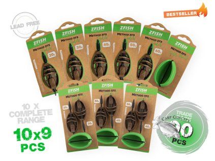 zfish trade pack method feeder zfx 90ks