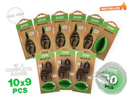 zfish trade pack method feeder zfx 90ks