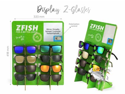 zfish akcni set bryli 16ks prodejni stojanek zdarma