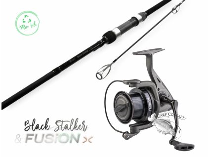 zfish combo prut black stalker 10ft 3lb navijak fusion x 6000