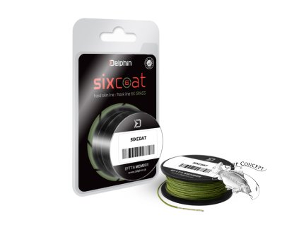Skin Line Delphin SIXCOAT / grass (Velikost Delphin SIXCOAT Skin Line grass 25lbs 5m)