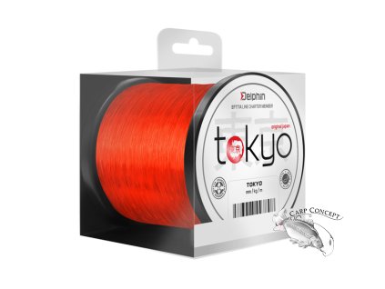 Monofil Delphin TOKYO / oranžový (Velikost Monofil Delphin TOKYO oranžový 0,261mm 5,4kg 300m)