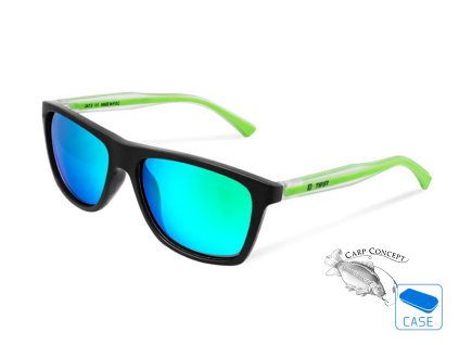 Polarizační brýle Delphin SG TWIST zelená skla