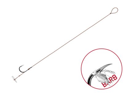 Návazec Delphin Proxi Quickstop / 6ks (Velikost Návazec Delphin Proxi Quickstop / 6ks 8cm / 0,10mm / BARB #8)