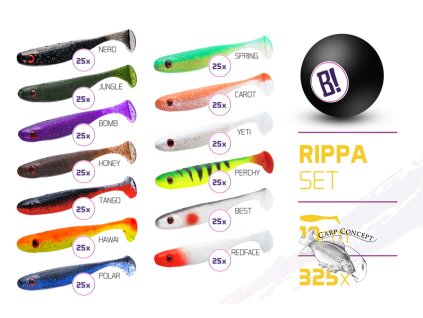 Sada nástrah BOMB Rippa 10cm / 325ks