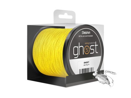 Delphin GHOST 4+1 / žlutá (Velikost Delphin GHOST 4+1 / žlutá 0,18mm 9,1kg 200m)