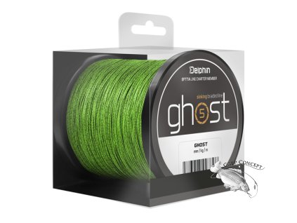 Delphin GHOST 4+1 / zelená (Velikost Delphin GHOST 4+1 / zelená 0,18mm 9,1kg 200m)