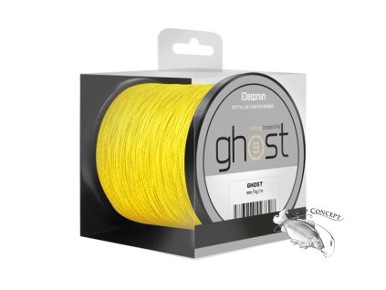 Delphin GHOST 8+1 / žlutá (Velikost Delphin GHOST 8+1 / žlutá 0,18mm 9,1kg 200m)