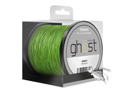 Delphin GHOST 8+1 / zelená (Velikost Delphin GHOST 8+1 / zelená 0,18mm 9,1kg 200m)