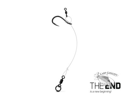 Návazec Delphin THE END CHOD Rig 4ks (Velikost Návazec Delphin THE END CHOD Rig 4ks 6cm / 0.45mm/#6)