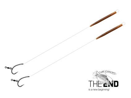 Návazec Delphin THE END D-Rig / 2ks (Velikost Návazec Delphin THE END D-Rig / 2ks 20 cm / 17lbs / #4)