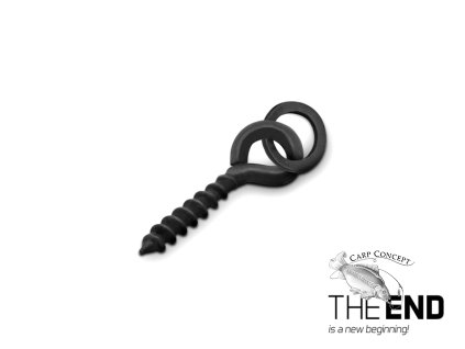 Vrtáček na nástrahy s kroužkem Delphin THE END POP Screw / 15ks (Velikost Vrtáček na nástrahy s kroužkem Delphin THE END POP Screw / 15ks S)