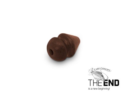 Kónická nárazová korálka Delphin THE END Heli Stopper / 15ks