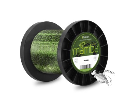 Delphin MAMBA Carp / kamufláž (Velikost Delphin MAMBA Carp / kamufláž 0,26mm 5,2kg 6000m)